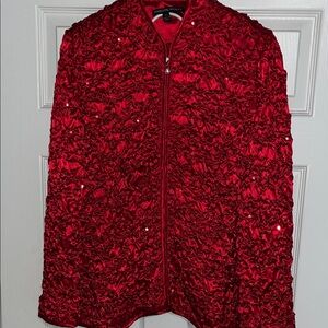 Chic Red Women's Cape by [Brand]